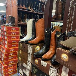 Botas, botines, botas de trabajo, chamarras, etc