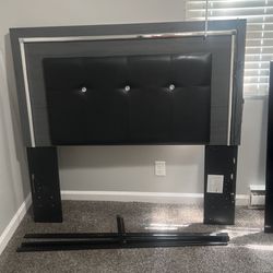 Bed Frame + Headboard + Box Spring  