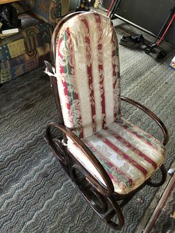 Bentwood, Vintage rocking chair, Cushions Were Custom Made
