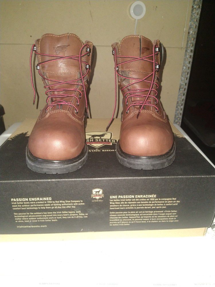 Red Wings Safety Working Boots Size 9.5
