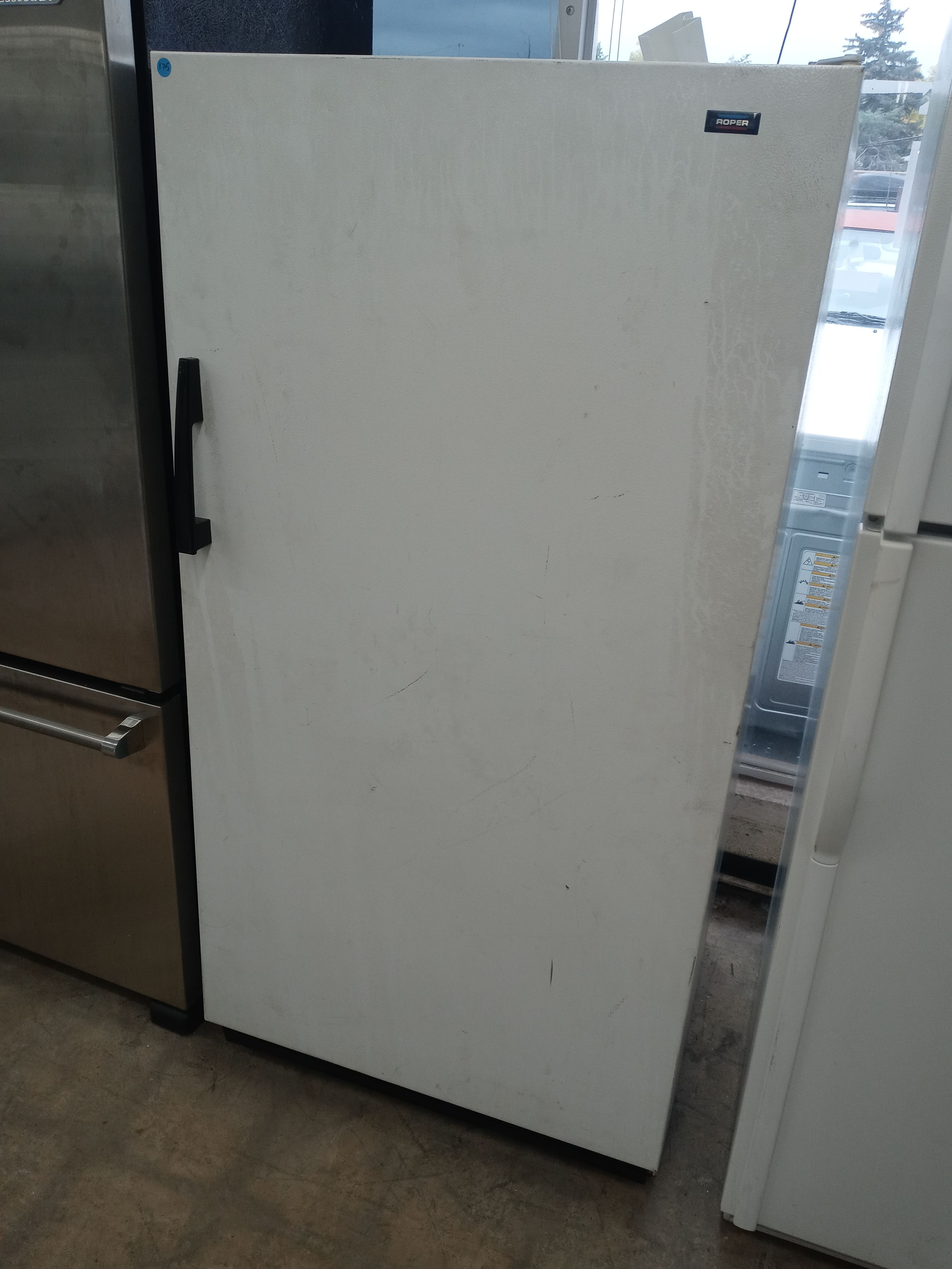 Roper white upright freezer - Free delivery