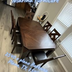 Furniture Dining Table Set Wood