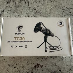 NEW Tonor TC30 USB Condenser Microphone – Plug & Play