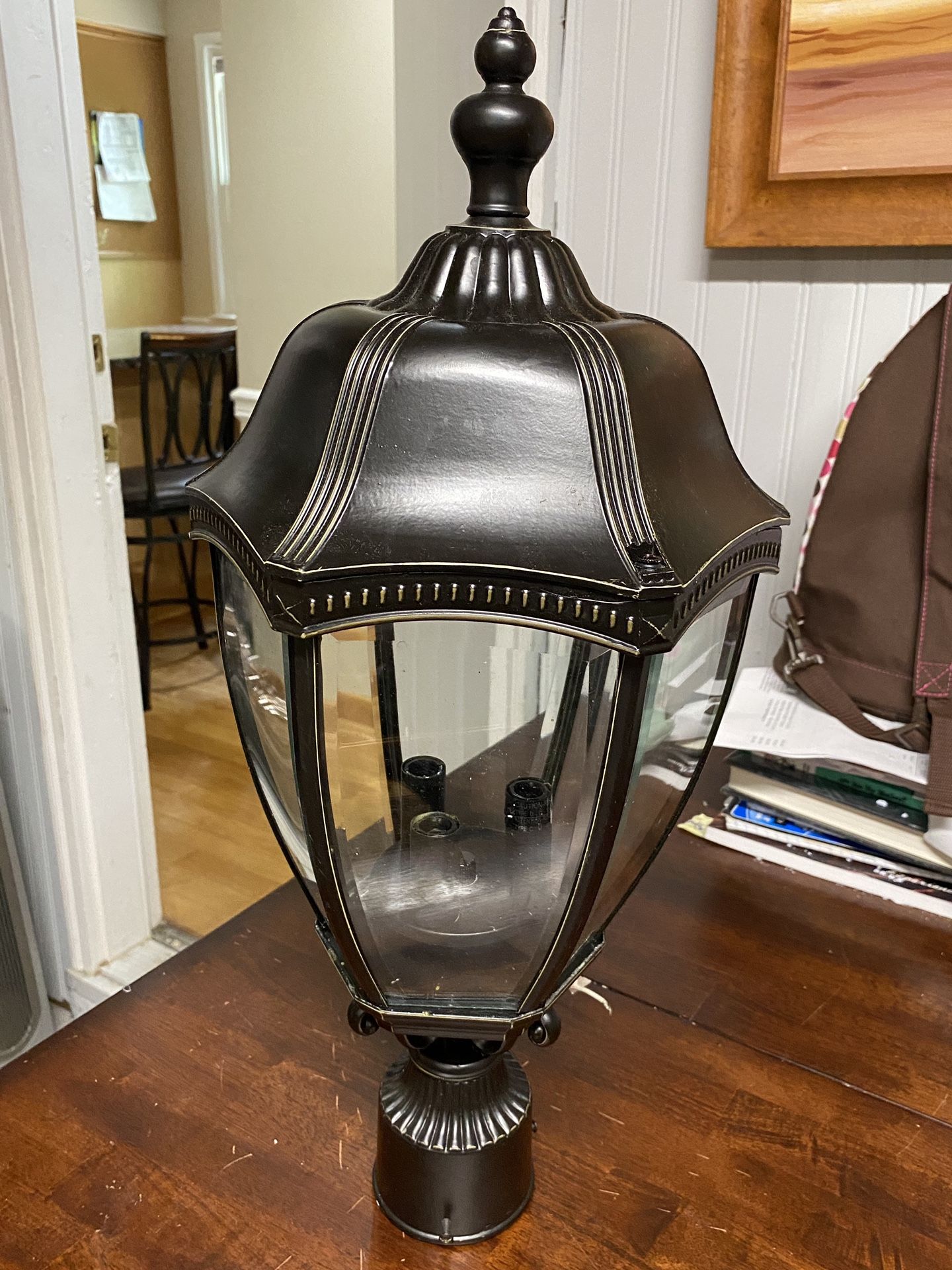 1 Antique Bronze Exterior Lantern