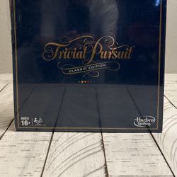 Trivial Pursuit Classic Edition Board Game for Adults and Teens Ages 16 and Up