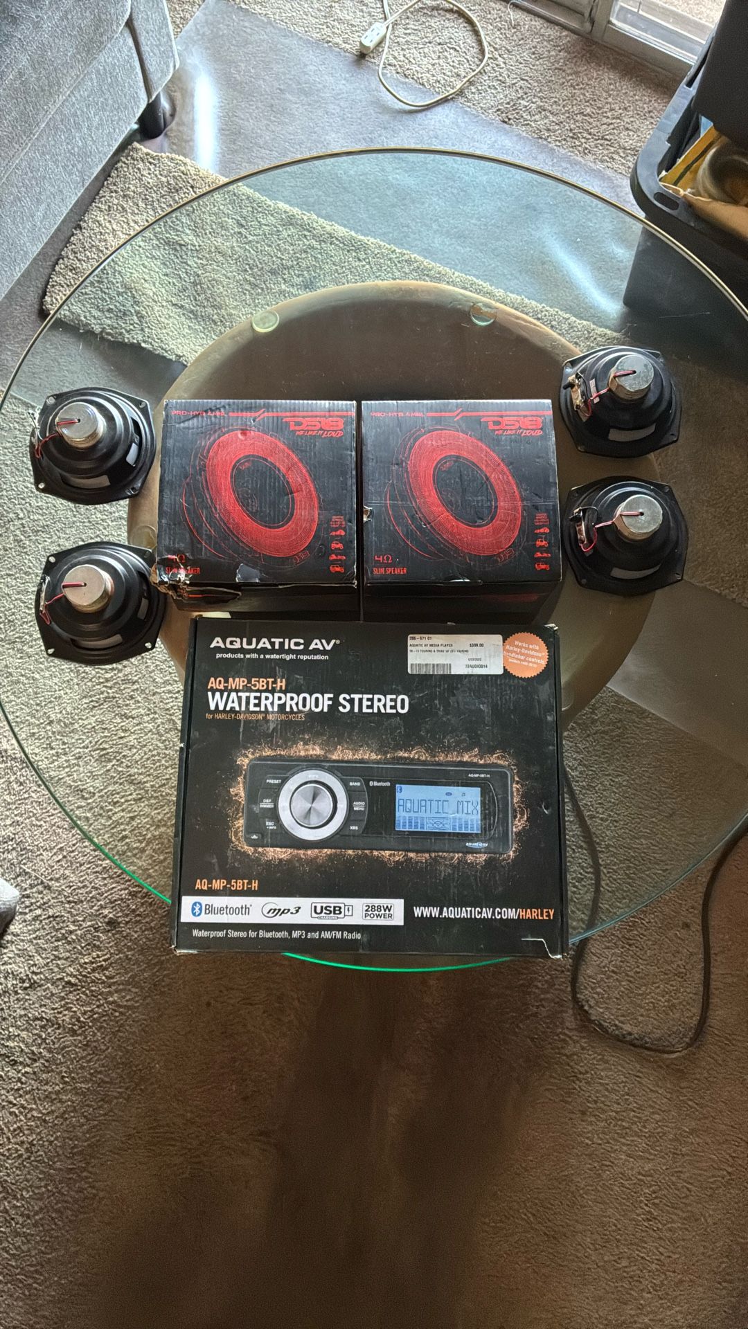 Harley Davidson stereo system complete