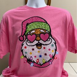 Santa Design, Gildan T-Shirt, Extra Large, NEW, (#173)