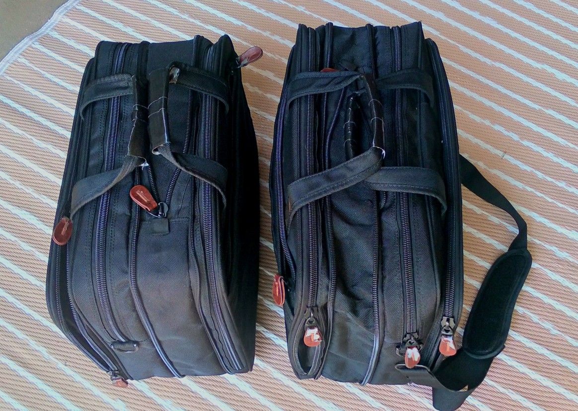 2 Set Combo Computer Bags Fits 17.3 " Laptops Or Camera Equipment