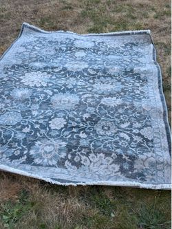 Dynamic Rugs Juno Collection Area Rug, 5'3" x 7'7", Light Blue