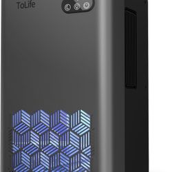 Tolife Dehumidifier — 30 oz Tank, 1,000 sq. ft. Coverage, Auto-Off, LED Ambience Light