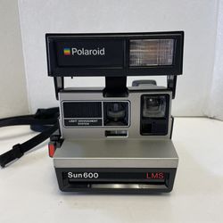 Vintage Polaroid Sun 600 LMS Instant Film Camera Tested