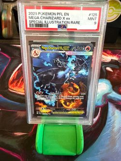 Pokemon Mega Charizard X Ex SIR PSA9