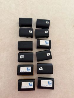 12 Canon LP-E6N Batteries – Lot