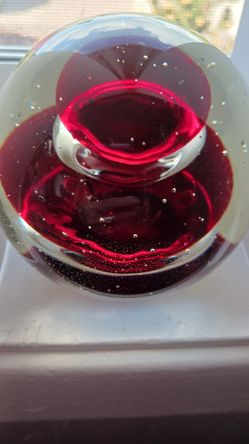 Burgundy Paperweight