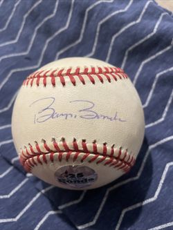Barry Bonds Autographed Baseball (COA)