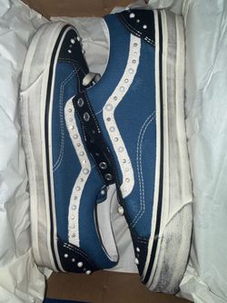 Vans Old Skool Pearlized Pack Black Navy Size 13