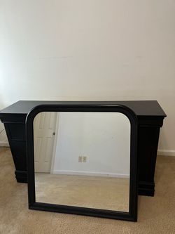 6 drawers dresser with mirror