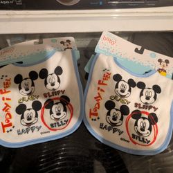 Brand New Disney Baby Bibs 