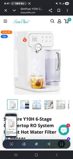 SimPure Y10H water filter countertop