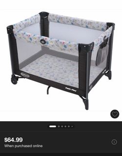 Pack n play portable playard, travel playard, folds for easy transport, carrying bag