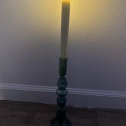 Colorful Glass Candle Holders