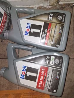 Mobil 1 0W-20 Full Synthetic Motor Oil 5 Qt – 2 Bottles