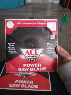 7-1/4 Saw Blade And. 6 1/2 Saw Blade