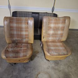 Vw Bug Lowback Seats Set Use As Is Firm
