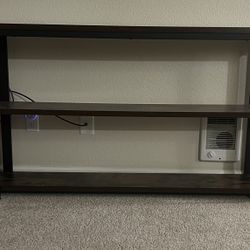 Extra Long Console Table – Modern, 3-Tier Shelves, Acacia Wood