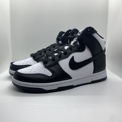 Nike Dunk High Black and White