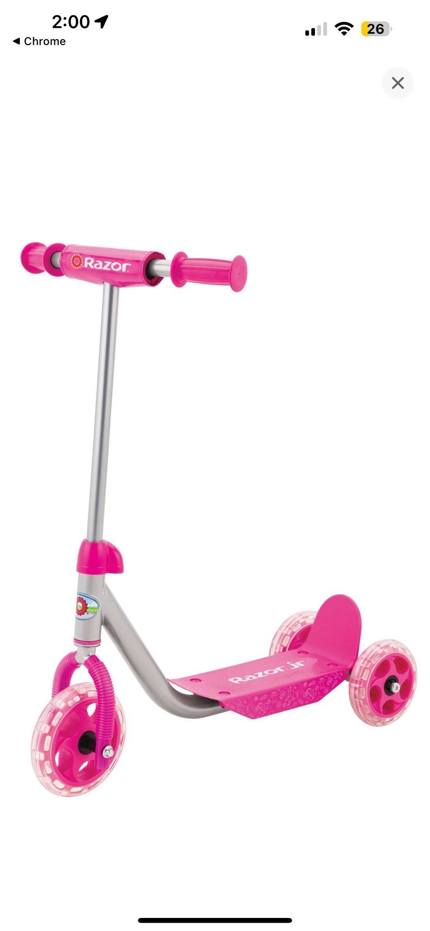 Pink Razor Scooter