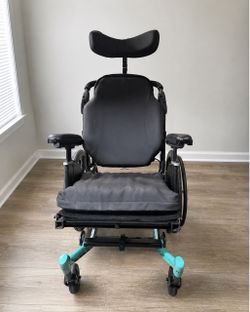 PDG Mobility Fuze T50 Tilt-in-Space Wheelchair w/ Headrest & Cushion