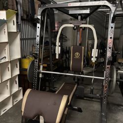 Marcy Diamond Elite Smith Machine – Full Home Gym Setup + Weights – Excellent Condition!