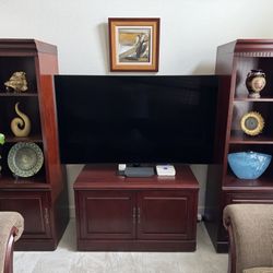 Entertainment Center in Cherry Finish