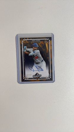 Andy Pages signed card