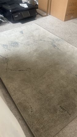 🌿 Surya Modern Area Rug – Light Gray (80x120 cm)