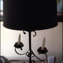 Electric Lamp in addition to candles for soft lighting singer island