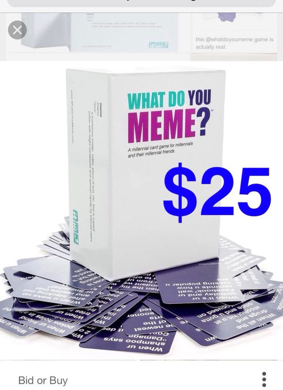 Brand New “ What Do You Meme “ Card Game