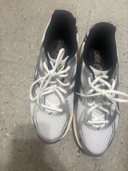 ASICS Running Sneakers White and Silver