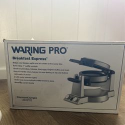 Waring Pro Breakfast Express WWM450 Waffle Maker 