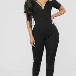 Tuxedo Black Jumpsuit 