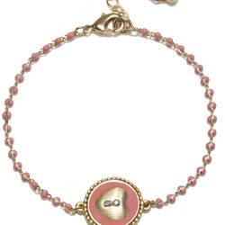 Capwell & Co Locket Crystal Bracelet