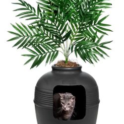 Hidden Litter Box – Decorative Plant Design