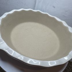 Fanny Heritage Ltd Oval Baking Dish Scalloped Edge | Traditional Collection | USA