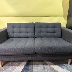 IKEA LANDSKRONA 2-seat sofa, Dark Gray 64" Couch LIKE NEW - FLOOR MODEL
