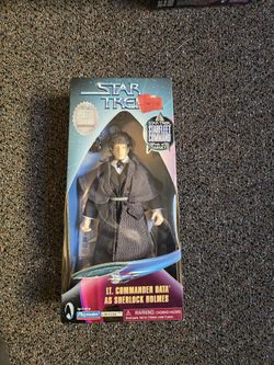 Star Trek DATA as SHERLOCK HOLMES 9 inch playmates