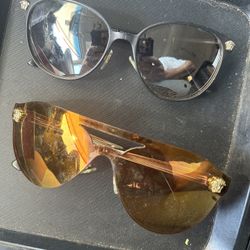 2 Pair Of Versace Sunglasses