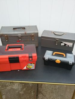 Set of 4 toolboxes
