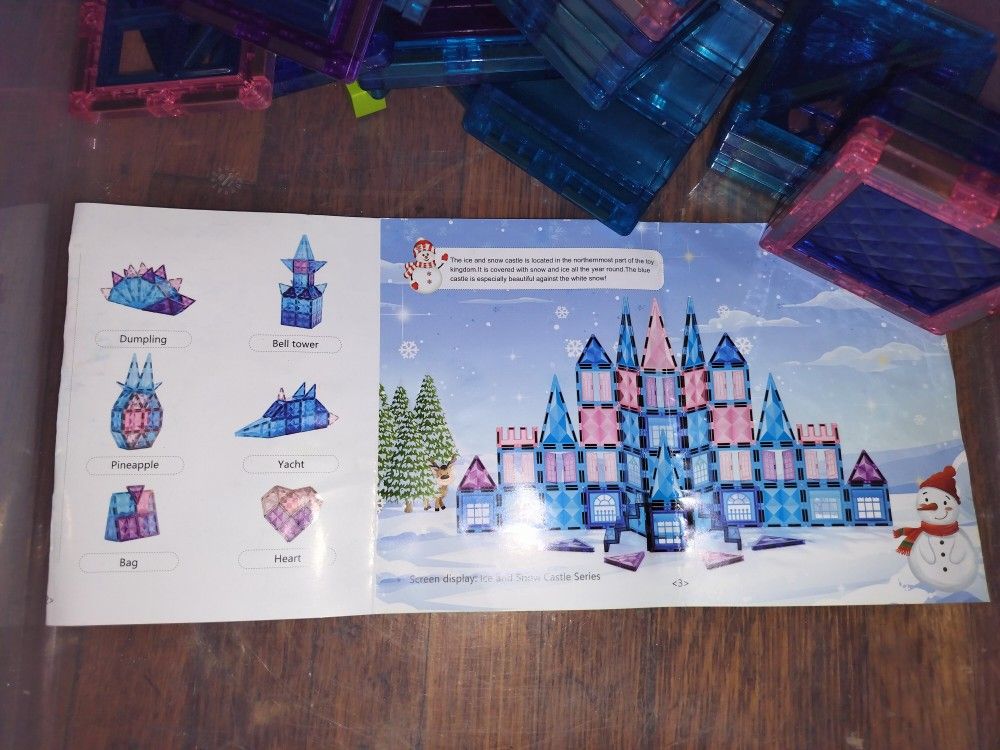 Magnet Tile Ice Castle