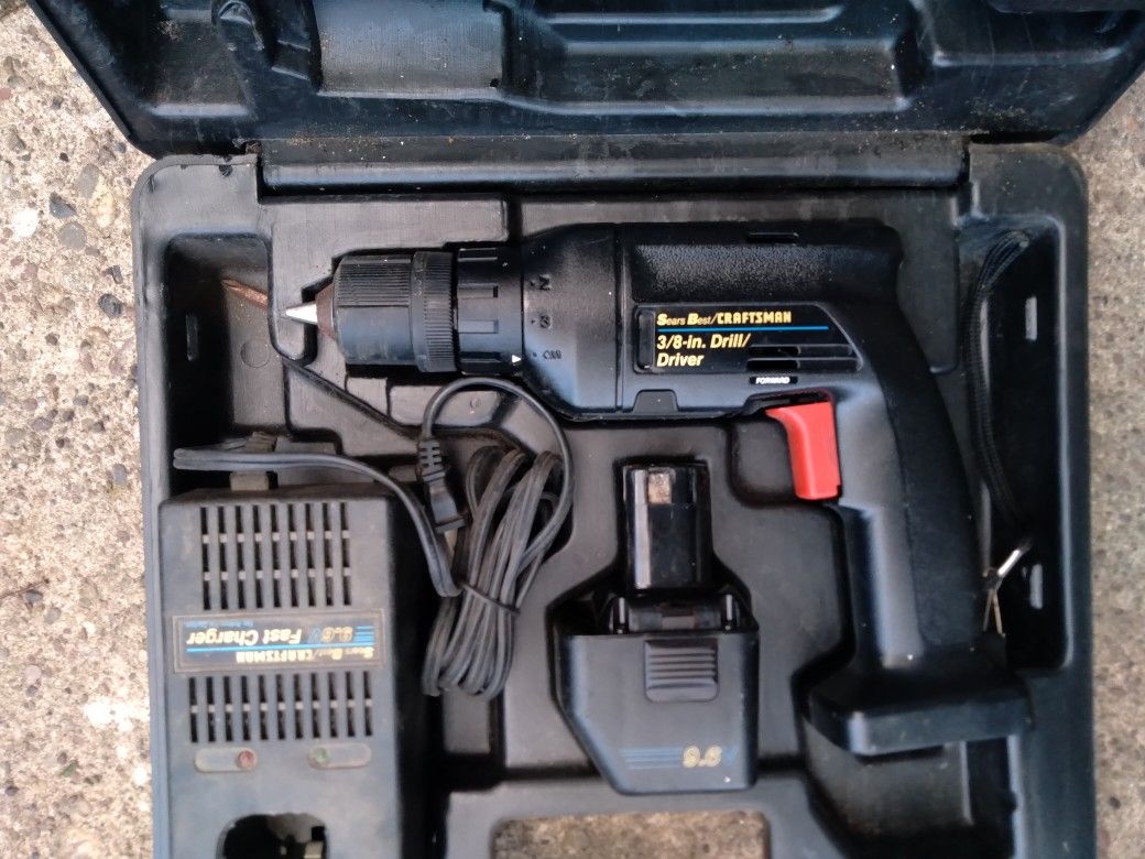 Sears best/craftsman 3_8 Drill driver and Compainon 3/8 in